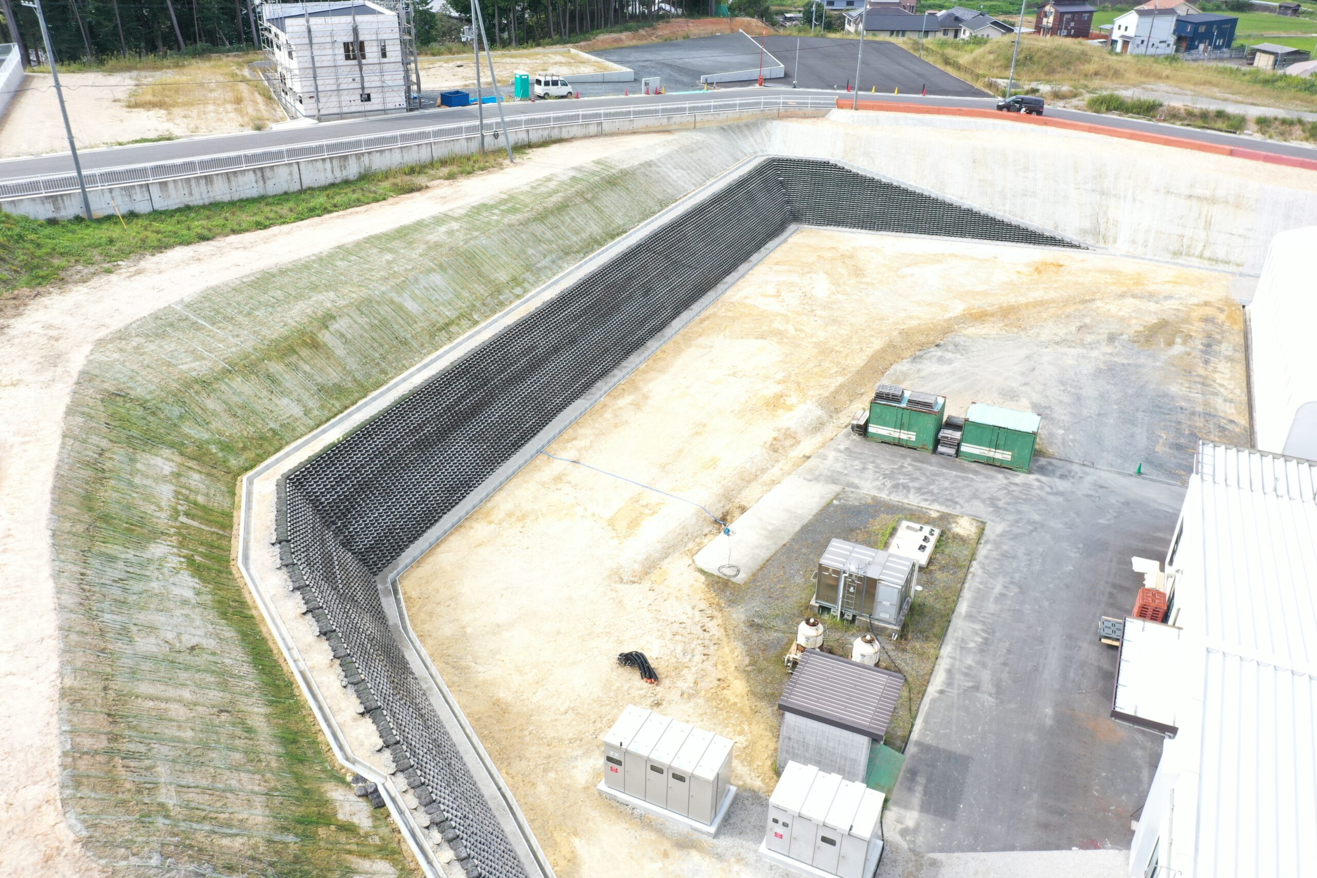 草津市山寺町岡安ゴム工場用地造成工事